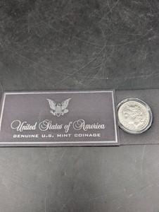 1901-O Morgan Dollar With U.S. Mint Coinage Box