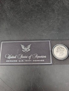 1890 United States Morgan Dollar With Presentation Box