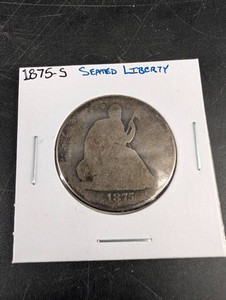 1875-S Seated Liberty Coin