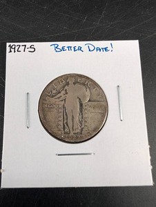 1927-S Standing Liberty Quarter Dollar