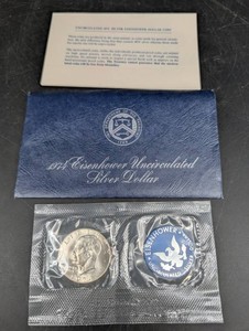 1974 Eisenhower Uncirculated 40% Silver Dollar
