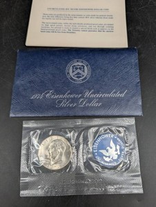 1974 40% Silver Eisenhower Dollar
