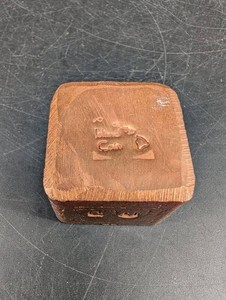 Copper Metal Block Marked 14 OZ CU