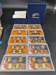 United States Mint Presidential $1 Coin Proof Sets 2007-2016