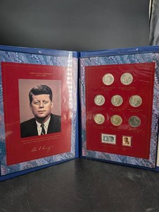 John F. Kennedy Commemorative Coin And Stamp Portfolio