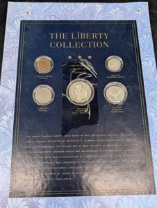 The Liberty Collection Five-Coin United States Coin Display