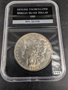 1889 Morgan Silver Dollar 90% Silver Uncirculated