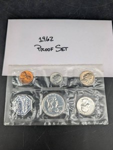 Vintage 1962 U.S. Mint 5-Piece Proof Set