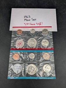Vintage 1963 U.S. Mint Set - $1.20 Face Value
