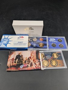 2007 United States Mint Proof Coin Sets Mixed Lot of 4