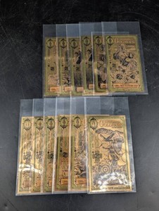 Wyoming Goldback $1 Gold Notes 2024-2025 (Lot of 12)