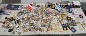 Massive Mixed Numismatic Collection - U.S. Coins, World Coins & Commemorative Medals