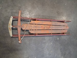 Vintage Flexible Flyer Wooden Runner Sled