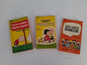 Vintage Peanuts Fawcett Crest Paperback Books (Lot of 3)
