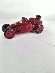 Vintage Alfa Romeo Race Car Decanter Creme De Menthe