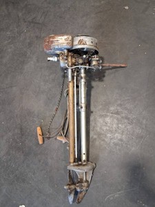 Vintage Johnson Outboard Motor Long Shaft