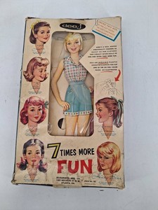 Vintage DeeJ 7 Dolls in 1 Paper Doll Set Stock No. 701