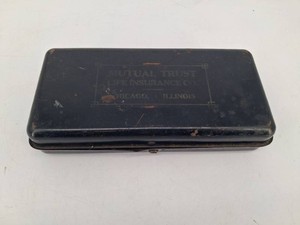 Mutual Trust Life Insurance Co. Advertising Metal Box