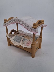 Fisher-Price Doll Cradle With Canopy and Bedding