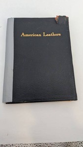 Vintage American Leathers 1929 Leather Industry Reference Book