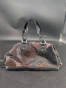 Coach Signature Patchwork Satchel Handbag