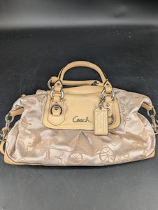 Coach Horse & Carriage Pattern Handbag