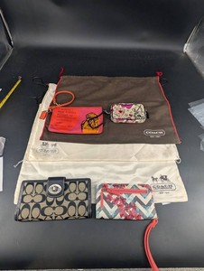 Coach Wallet, Wristlets & Zip Pouches Mixed Lot (Lot of 4)