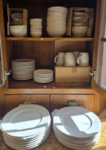 JCPenney Home Provence Stoneware Dinnerware Set - 69 Pieces