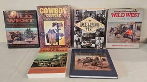 Wild West History &amp Cowboy Culture Books (Lot of 6)