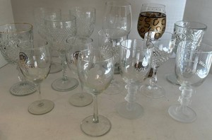 Disney World 1998, Queen Mary & Decorative Glassware Mixed Lot (14 Pieces)