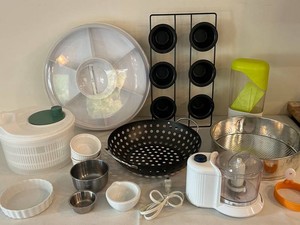 Mixed Kitchen Gadget and Cookware Assortment