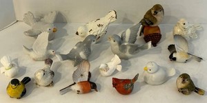 Assorted Bird Figurine Collection - 17 Pieces