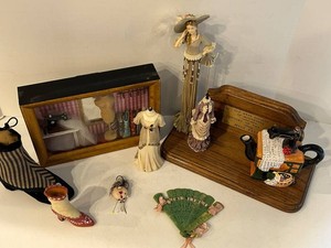 Vintage Sewing & Fashion Old Western Victorian Collectibles Mixed Lot