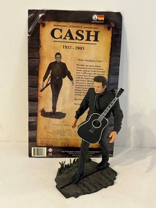 Vintage SOTA Toys Johnny Cash Figure With Guitar 8 12in