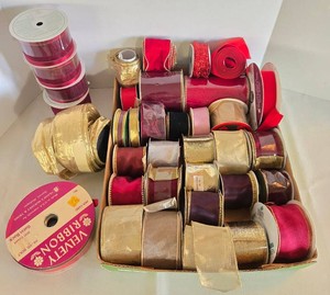 Decorative Ribbon Rolls Mixed Lot