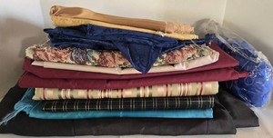 Mixed Lot Assorted Decorative, Upholstery & Sewing Fabrics