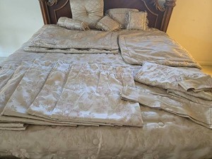 Monmartre King Bedroom Bedding & Window Treatments Mixed Lot