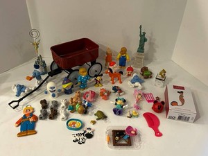 Mixed Lot Vintage-Style Character Figures, Toys & Hallmark Ornament