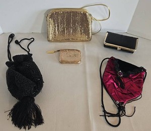 Vintage Whiting & Davis Evening Bags & Purses Mixed Lot - 5pc