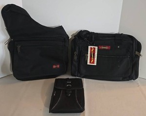 New Magnum WR17 Black Nylon Bag Set (Lot of 3)