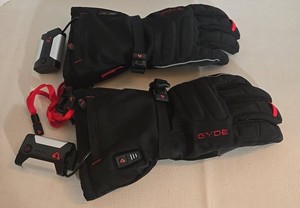 GYDE Heated Gloves With Rechargeable Battery Packs - XL