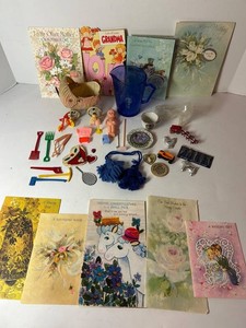 Vintage Mixed Estate Collectibles - Cards, Toys & Miniatures