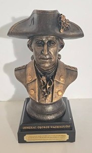 Vintage Friends of NRA George Washington Bust by Rick Terry