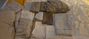Mixed Bedding Assortment - King & Twin Sheets, Bed Skirts & Linens