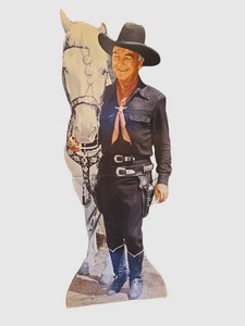 William Boyd Hopalong Cassidy & Topper 6-Ft Cardboard Cut-Out