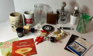 Vintage Bavarian Stein & Barware Mixed Lot