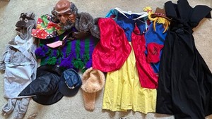 Mixed Costume Lot - Character Masks, Dress-Up & Accessories
