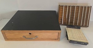 Wood Cash Drawer, Coin Sorter &amp Jeppesen Navigation Tool
