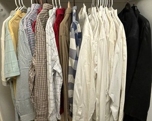 Mens Branded Dress, Casual & Outdoor Shirt Mixed Lot Leather Jacket & Suit Coat