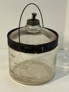 Perfection Stove Company Glass Kerosene Fuel Canister Dispenser - Patent No. 1456.716